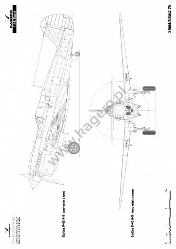 Kagero 7037 Curtiss P-40 F,K,L,M,N models EN/PL – immagine 2