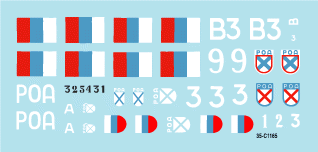 Star Decals 35-C1165 Axis Tank Mix #4 1/35 – image 2
