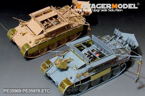Voyager Model PE35979 WWII German Bergepanther Ausf.A (Early type,Panther A tool holders) Basic For TAKOM 2101 1/35 – Bild 15