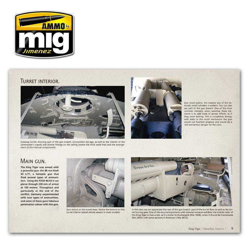 AMMO of Mig Jimenez 6022 KING TIGER - VISUAL MODELERS GUIDE (English) – obrázek 4