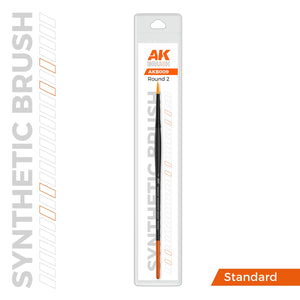 AK Interactive AKB009 AK SYNTHETIC BRUSH – ROUND 2 – image 3