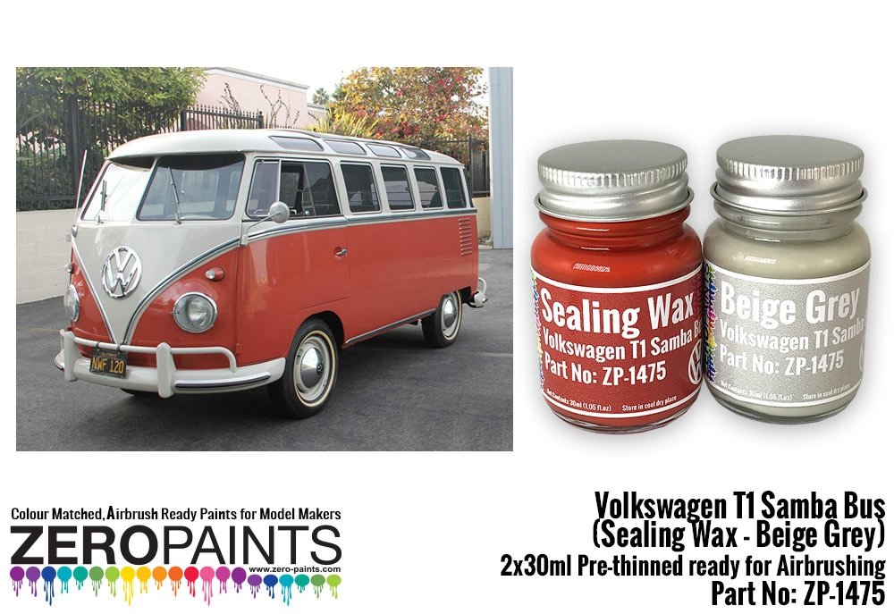 Zero Paints ZP-1475-1 Volkswagen T1 Samba Bus Sealing - Gray 2x30ml – image 2