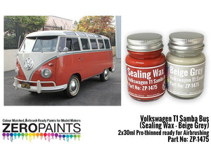 Zero Paints ZP-1475-1 Volkswagen T1 Samba Bus Sealing - Gray 2x30ml – image 2