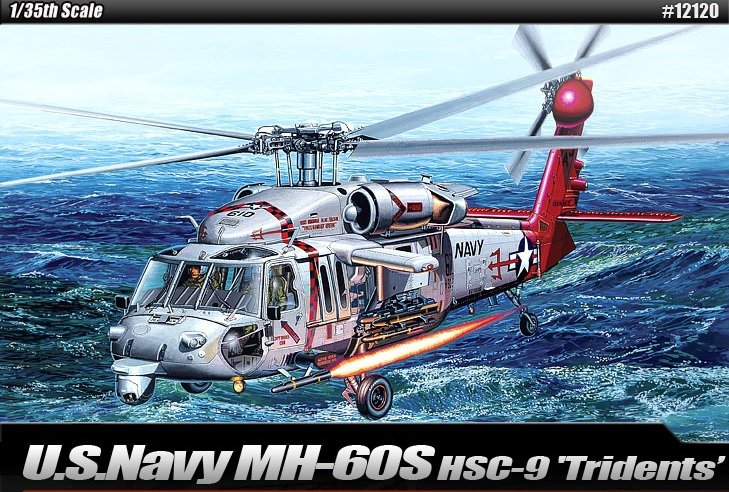 Academy 12120 USNavy MH-60S HSC-9 Tridents (1/35)