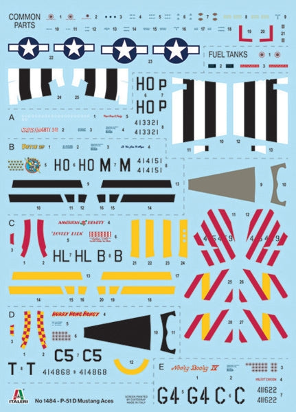 Italeri 1484 P-51D Mustang Aces 1/72 – image 2