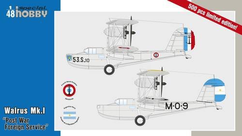 Special Hobby 48164 Walrus Mk.I Post War Foreign Service 1/48