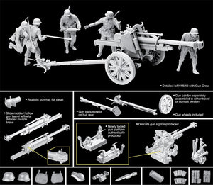 Dragon 6795 10.5cm leFH 18/40 w/Gun Crew 1/35 – zdjęcie 2