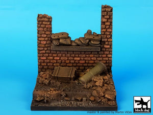 Black Dog D35014 Wall with sand bags base 1/35 – obrázek 2