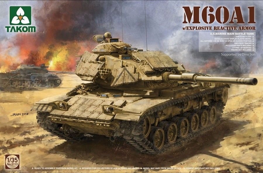 Takom 2113 M60A1 w/Explosive Reactive Armor 1/35