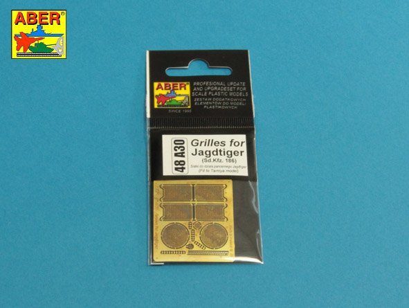 Aber 48A30 Grilles for Sd.Kfz.186 Jagdtiger 1/48 – image 3