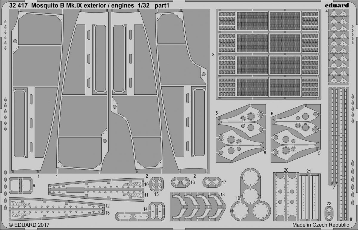 Eduard 32417 Mosquito B Mk. IX exterior / engines HK MODELS 1/32 – image 2