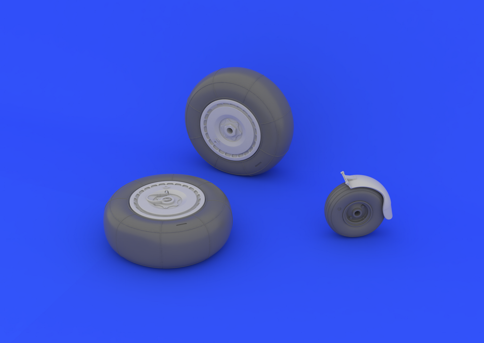 Eduard 632024 Ju 88 wheels late 1/32 (Revell) – Bild 4