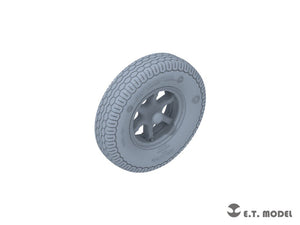 ET Model P35-133 WWII German Sd.Kfz.7(8t) Sagged Front Wheels &amp;amp; Spare Wheel Type.2 for Dragon / Trumpeter kit 1/35 – image 2