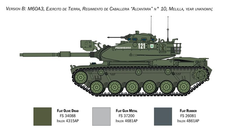 Italeri 6582 M60A3 1/35 – Bild 3