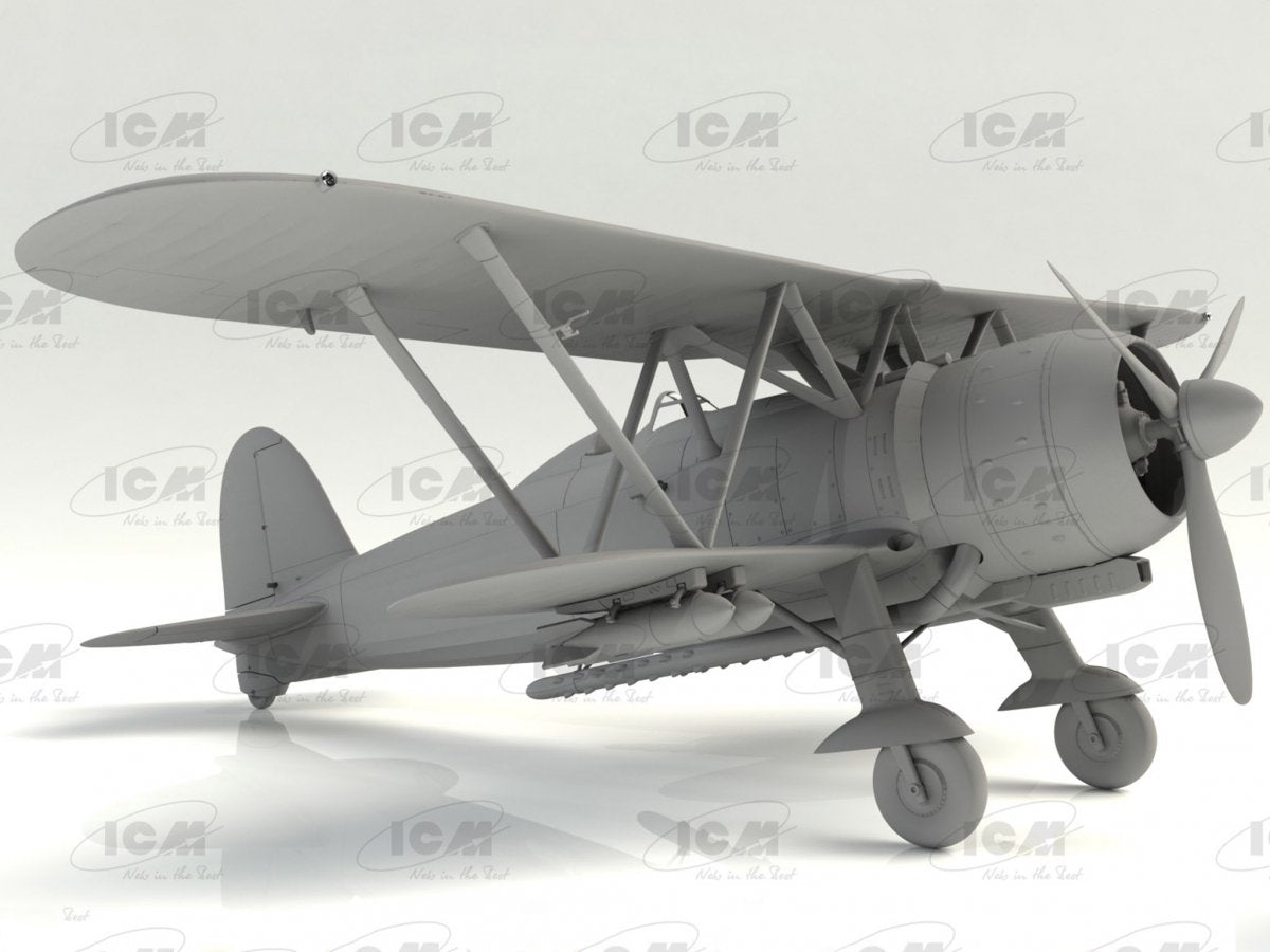 ICM 32025 CR. 42 Falco with Italian Pilots in tropical uniform 1/32 – imagen 6