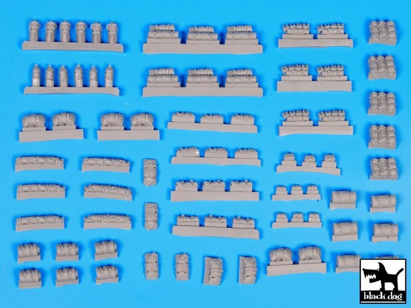 Black Dog T72055 Tentage plus bedrolls 1 accessories set 1/72 – immagine 5