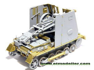 ET Model E35-007 WWII German Pz.Kpfw.I Ausf.B 15cm &amp;quot;BISON&amp;quot; (For DRAGON 6259) (1/35) – obrázek 7