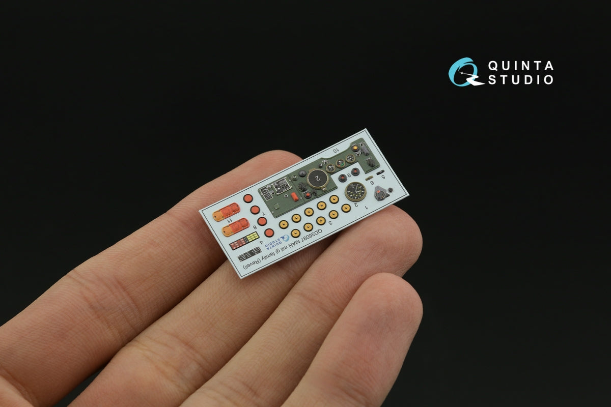 Quinta Studio QD35097 MAN mil gl family 3D-Printed &amp;amp; colored Interior on decal paper (Revell) 1/35 – image 6