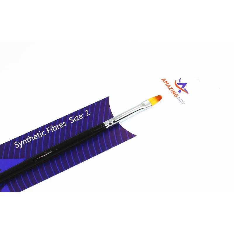 Amazing Art 12985 SYNTHETIC BRUSH HALF-ROUND 2