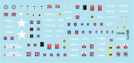 Star Decals 72-A1046 Royal Artillery # 2. 75th D-Day Special. OP Tanks - Sherman, Cromwell and Humber SC 1/72 – zdjęcie 3