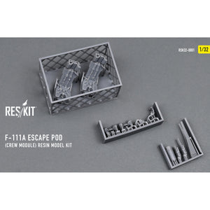RESKIT RSK32-0001 F-111A Escape Pod (Crew Module) resin model kit 1/32