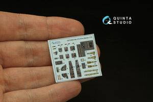Quinta Studio QD72062 Me 410 3D-Printed &amp;amp; colored Interior on decal paper (Fine Molds) 1/72 – immagine 3