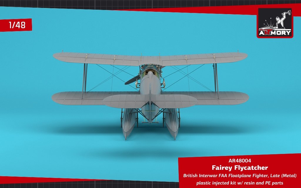 Armory Models 48004 Fairey Flycatcher British Interwar FAA Floatplane Fighter, Late (Metal) 1/48 – immagine 19