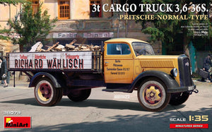 MiniArt 38079 3t CARGO TRUCK 3.6-36S. PRITSCHE-NORMAL-TYPE 1/35