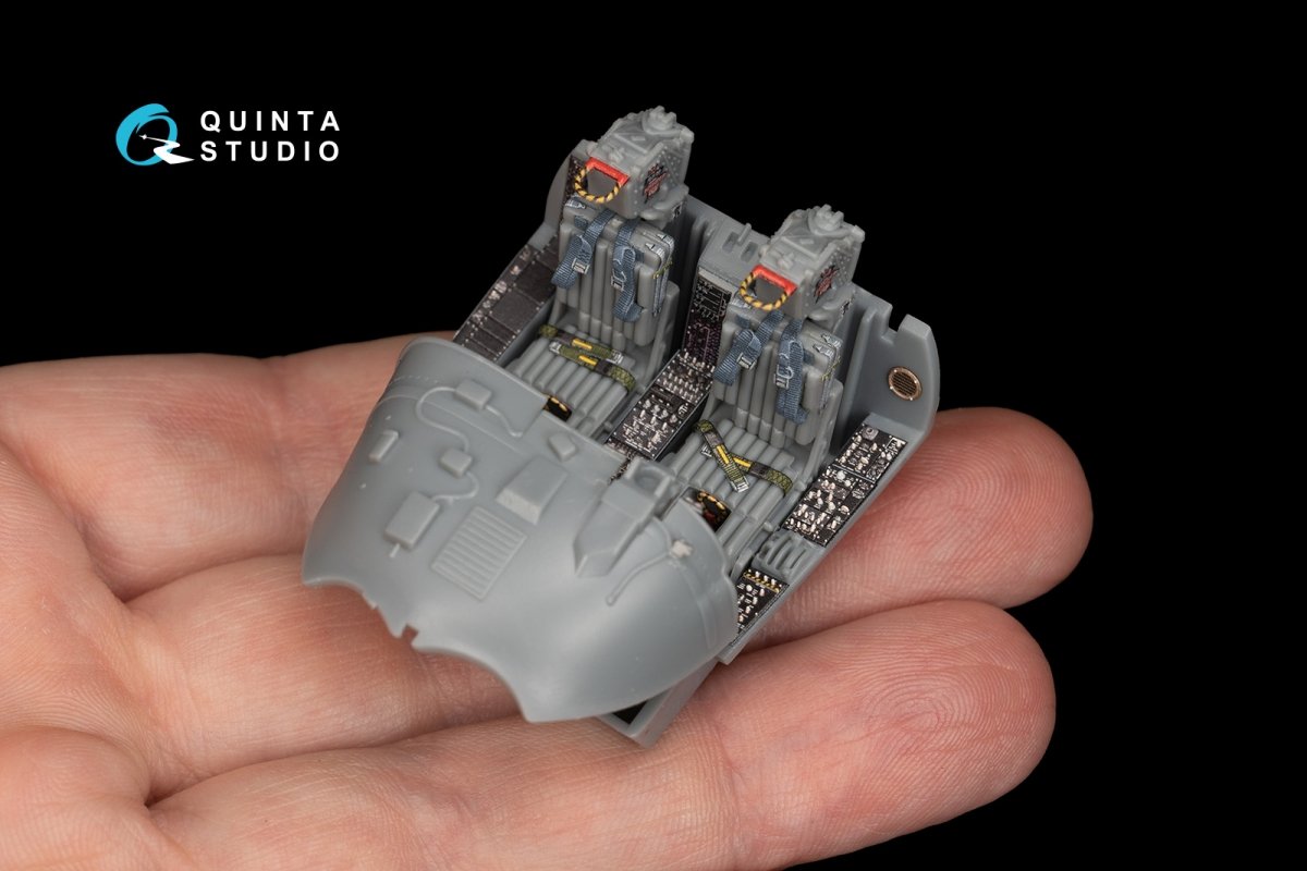 Quinta Studio QD48183 KA-6D Intruder 3D-Printed &amp;amp; colored Interior on decal paper (for conversion from HobbyBoss kit) 1/48 – Bild 5