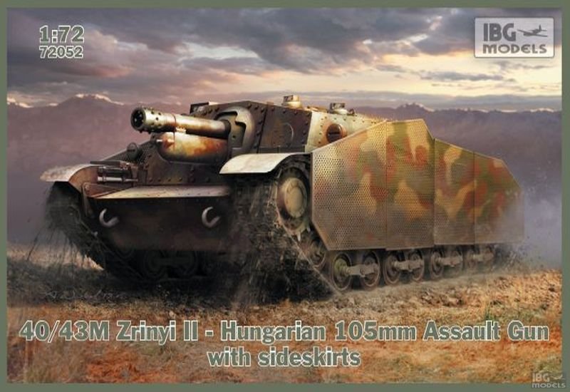 IBG 72052 40/43M Zrinyi II Canon d'assaut hongrois 105 mm (1/72)