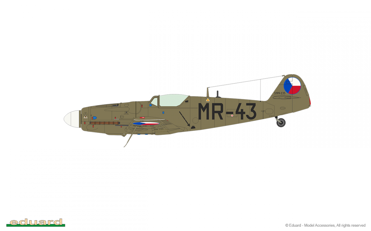 Eduard 70151 Avia S-199 bubble canopy 1/72 – obrázek 15