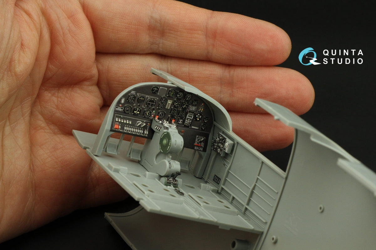 Quinta Studio QD32203 B-25J Mitchell Glass nose 3D-Printed &amp;amp; colored Interior on decal paper (HK models) 1/32 – image 8