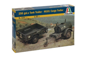 ITALERI 0229 250 gal.s Tank Trailer 1/35 – image 2