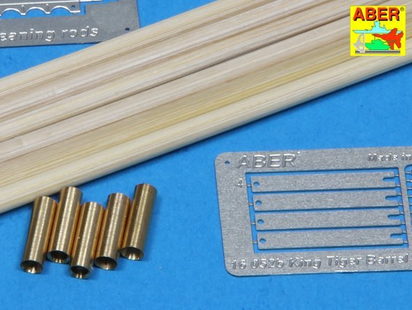 Aber 16052 Barrel cleaning rods with brackets for Tiger II 1/16 – Bild 3