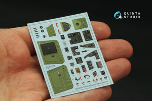 Quinta Studio QD32216 P-39Q/N Airacobra 3D-Printed colored Interior on decal paper (KittyHawk) 1/32 – imagen 3