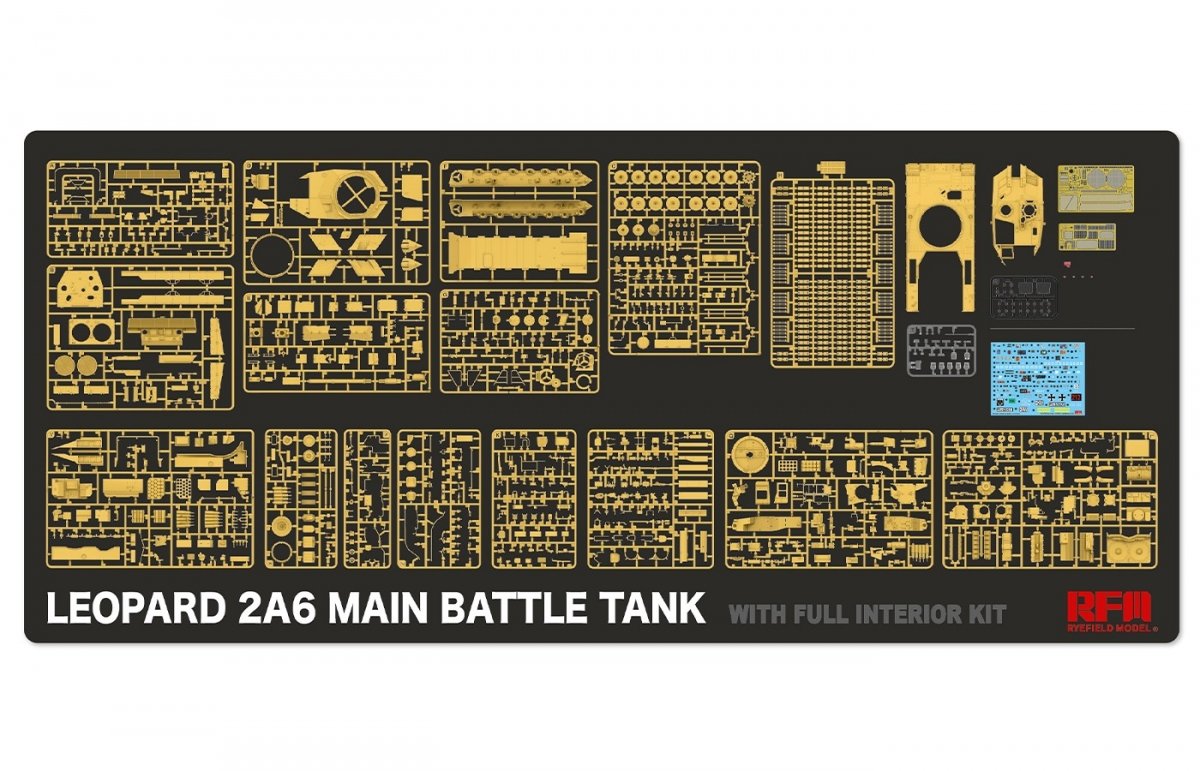 Rye Field Model 5066 Leopard 2 A6 - FULL INITERIOR 1/35 – obrázek 2