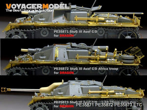 Voyager Model PE35884 WWII German StuG.III Ausf.A-D fenders for DRAGON 1/35 – zdjęcie 3