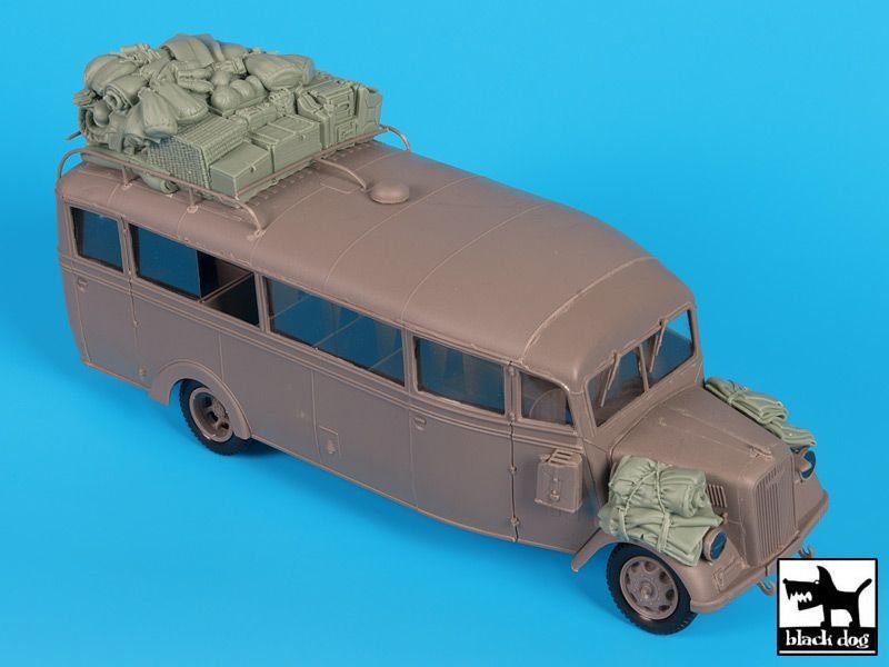 Black Dog T35171 Opel Blitz 3.6-47 Omnibus accessories set 1/35 – Bild 3