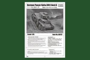 Hobby Boss 80137 German Panzer Kpfw.38(t) Ausf.G – Bild 2