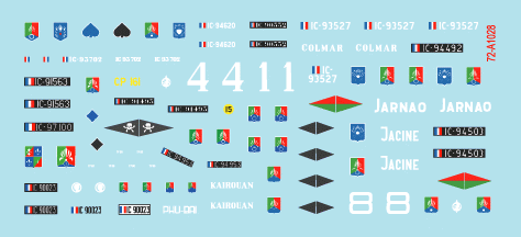 Star Decals 72-A1028 Indochine # 1. The Foreign Legion - 1er REC - Regiment Etranger Cavalerie 1/72 – imagen 3