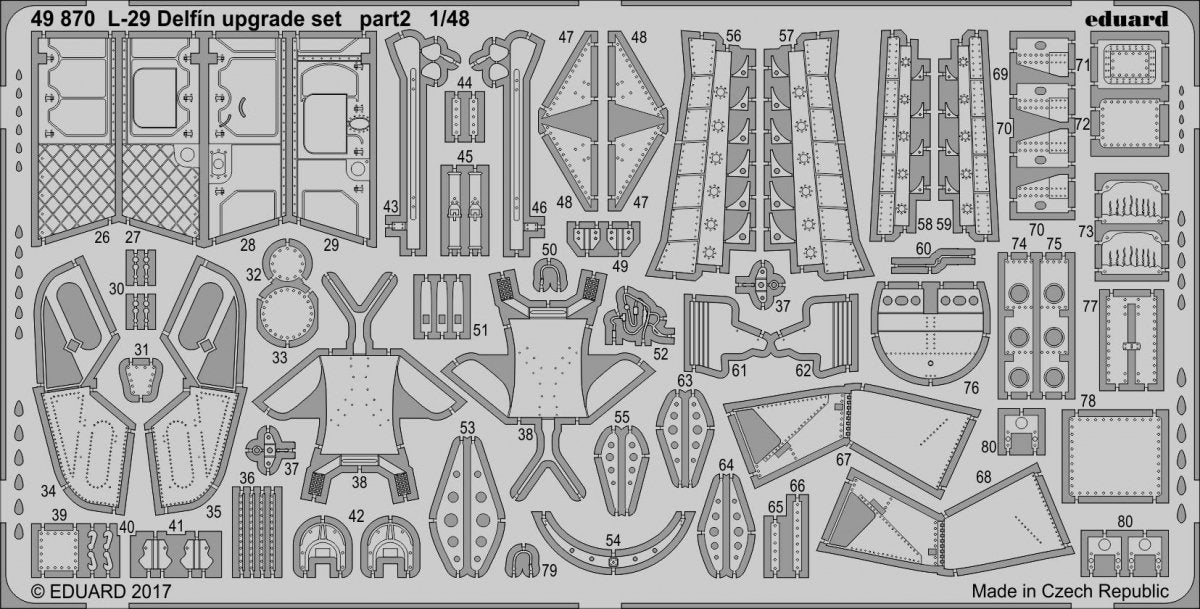 Eduard 49870 L-29 Delfin upgrade set EDUARD 1/48 – imagen 2