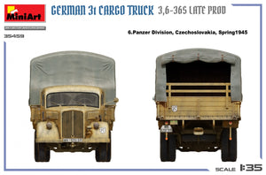 MiniArt 35459 German 3t Cargo Truck 3.5-36s Late Production 1/35 – image 16