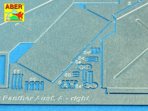 Aber 25020 Rear boxes for (Sd.Kfz. 171) Panther Ausf.A 1/25 – image 4