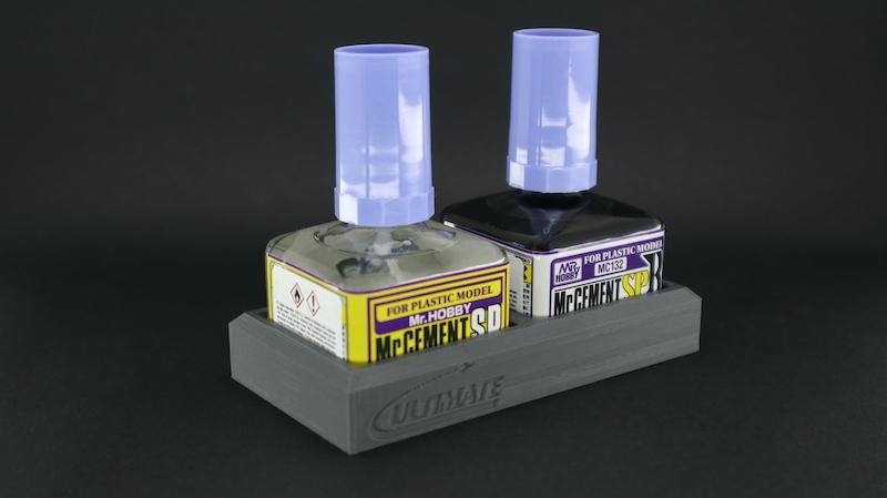Ultimate Modeling Products UMP087 Ultimate Glue Bottle Holder (for Mr Hobby) Double