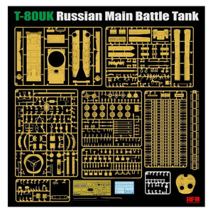 Rye Field Model 5115 Russian T-80UK Main Battle tank 1/35 – obrázek 2