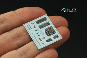 Quinta Studio QD48499 Ta 183 3D-Printed &amp;amp; colored Interior on decal paper (Academy) 1/48 – image 4