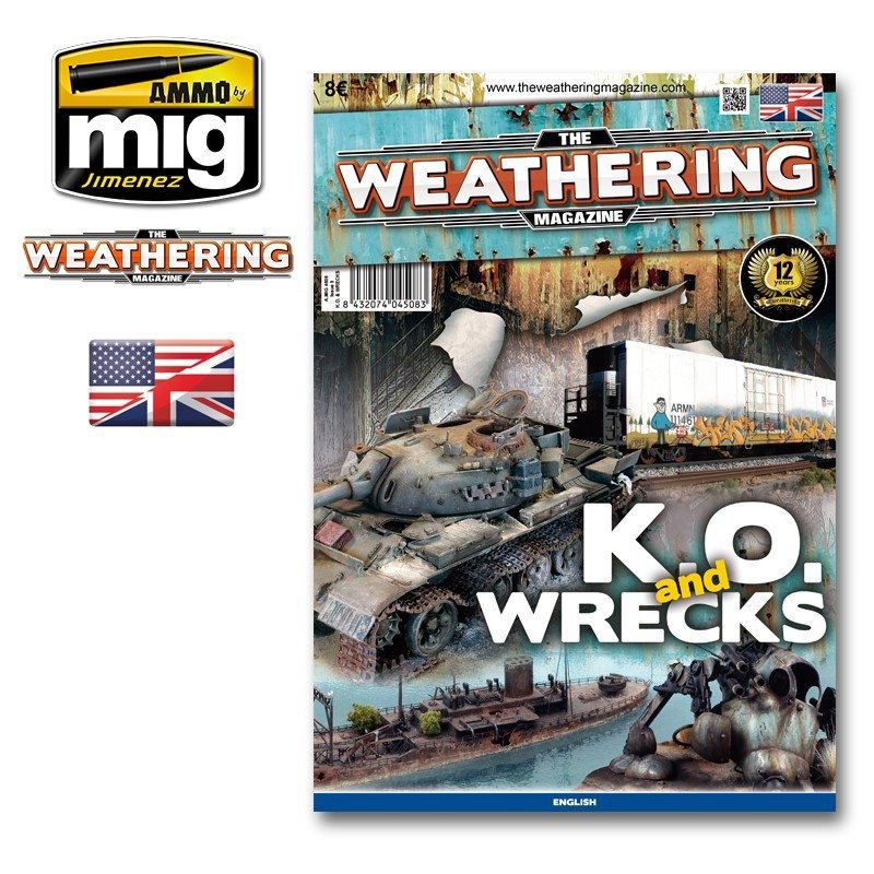 AMMO of Mig Jimenez 4508- The Weathering MAGAZINE- KO AND WRECKS (English Version)
