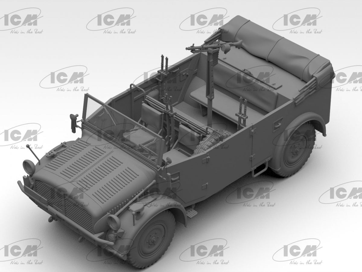 ICM 35502 Kfz.70 with MG 34 WWII German military vehicle 1/35 – image 2