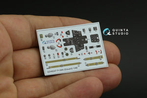 Quinta Studio QD48247 P-39 3D-Printed &amp;amp; colored Interior on decal paper (Eduard) 1/48 – image 12
