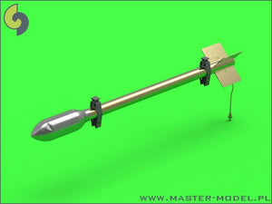 Master AM-24-011 British 3in Rocket RP-3 with 60LB SAP heads (8pcs) 1/24 – image 2